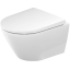 Унітаз підвісний укорочений Duravit D-Neo Rimless (2588090000) + сидіння з кришкою Soft Close (0021690000), 45880900A1