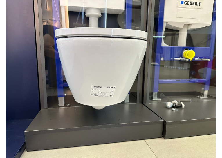 Унітаз підвісний Duravit D-Neo Rimless (2577090000) + сидіння з кришкою Soft Close (0021690000), 45770900A1