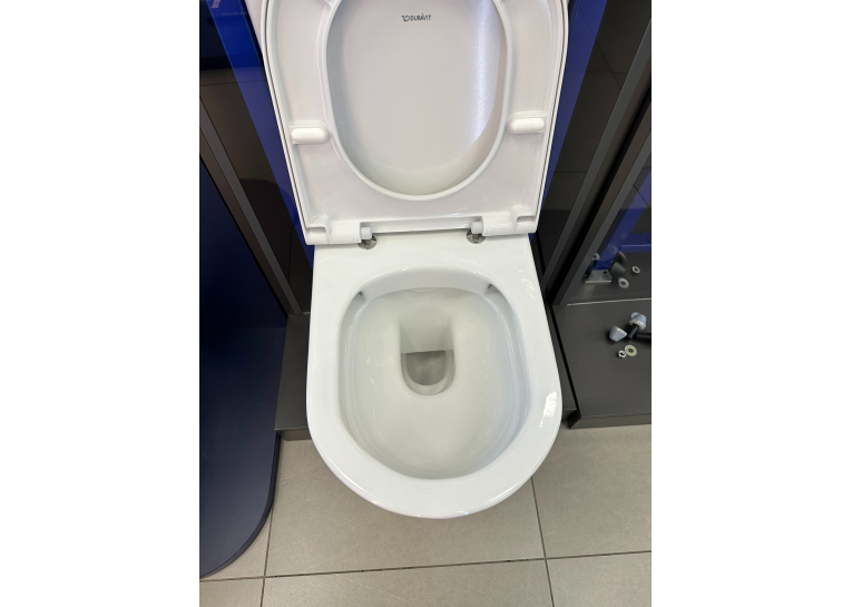 Унітаз підвісний Duravit D-Neo Rimless (2577090000) + сидіння з кришкою Soft Close (0021690000), 45770900A1