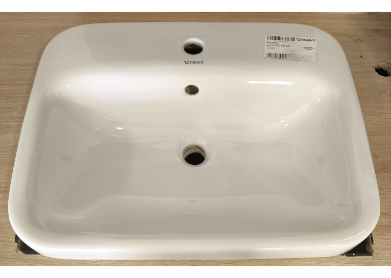 Умивальник врізний в стільницю DURAVIT DuraStyle прямокутний білий 0374560000 (Невелика подряпина)