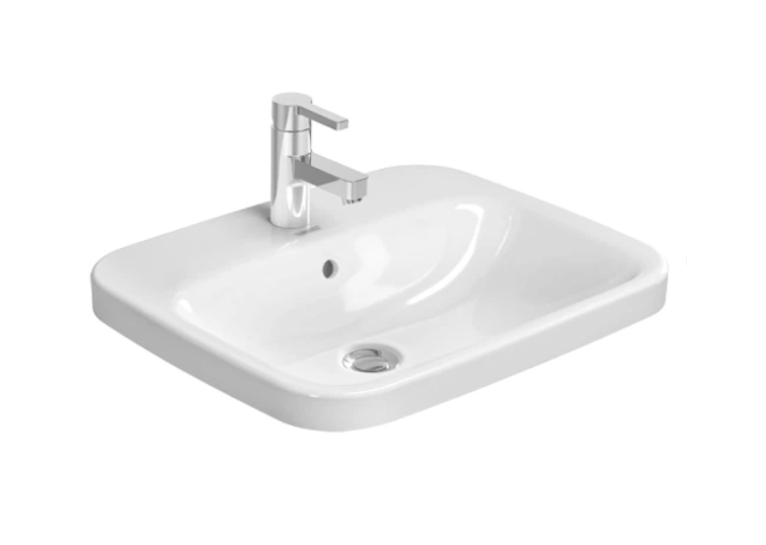 Умивальник врізний в стільницю DURAVIT DuraStyle прямокутний білий 0374560000 (Невелика подряпина)