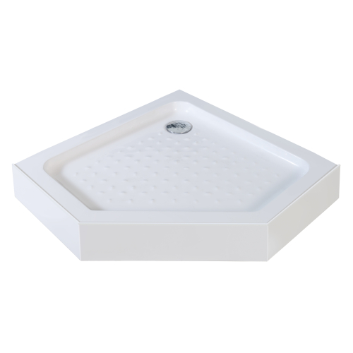 Душовий піддон п'ятикутний акриловий з сифоном Eger STEFANI 90x90x15, 599-535/2