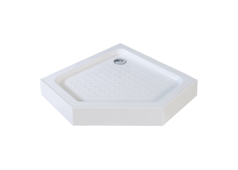Душовий піддон п'ятикутний акриловий з сифоном Eger STEFANI 90x90x15, 599-535/2