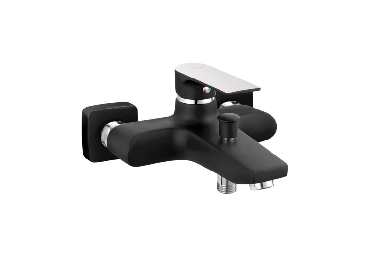 Смеситель для ванны Ferro Algeo Square BAQ1BLC
