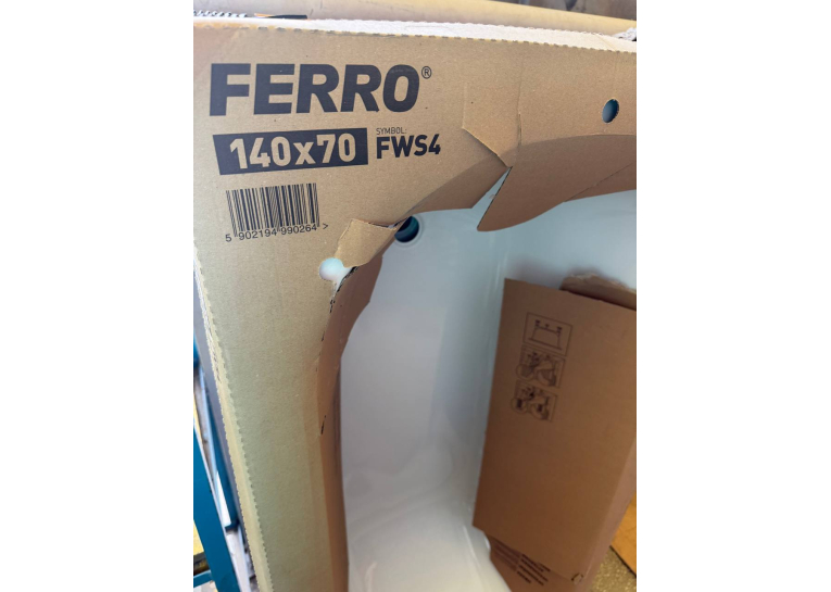 Ванна сталева прямокутна SMAVIT/BLB/Ferro 150х70, 2,3 мм (Уцінена позиція, 3 сорт)