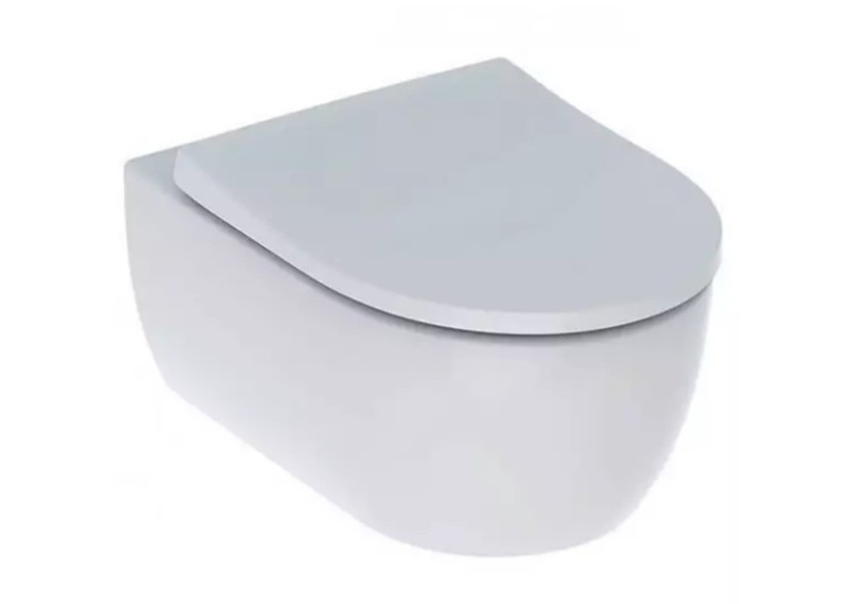 Підвісний унітаз Geberit iCon Rimfree 500.784.01.1 безободковий з сидінням soft-close