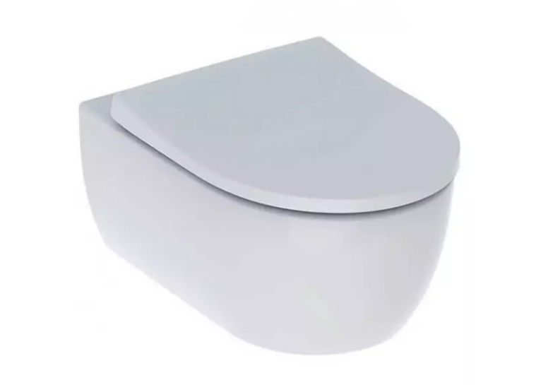 Підвісний унітаз Geberit iCon Rimfree 500.784.01.1 безободковий з сидінням soft-close