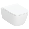 Унітаз підвісний Geberit Smyle Square 503.171.00.1 TurboFlush, із сидінням Softсlose, QuickRelease (Sandwich)