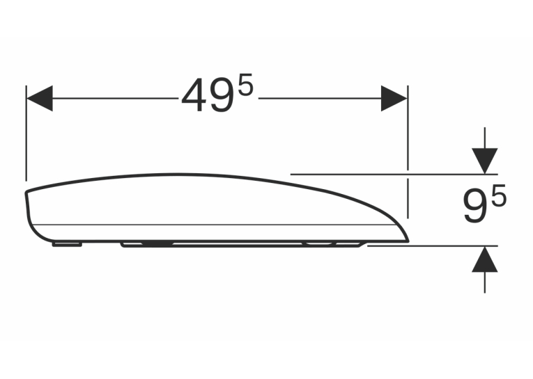 Сиденье для унитаза Geberit Citterio 500.540.01.1 soft-close дюропласт