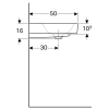 Мебельная раковина Geberit Citterio 90 500.547.01.1