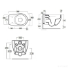 Комплект: Інсталяція Grohe SL 3в1 (3884000G) + Унітаз підвісний Simas Vignoni (VI18) + Кришка Soft-