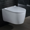  Унітаз підвісний Geberit ONE Rimfree 500.202.01.1 із сидінням Soft-Close (вставка хром)
