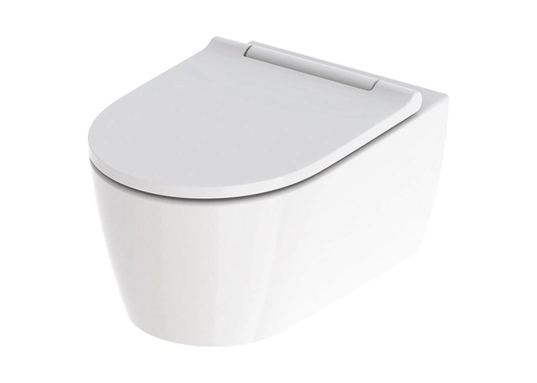  Унітаз підвісний Geberit ONE Rimfree 500.201.01.1 із сидінням Soft-Close (вставка біла)