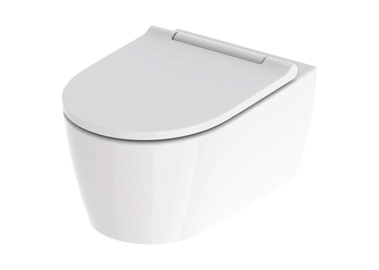  Унітаз підвісний Geberit ONE Rimfree 500.201.01.1 із сидінням Soft-Close (вставка біла)