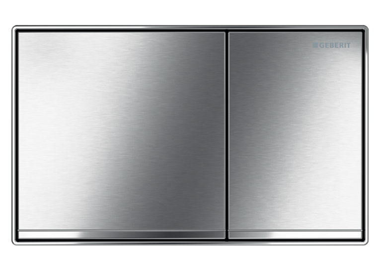 Кнопка змиву Geberit SIGMA 60, подвійний змив, метал, хром шліфований