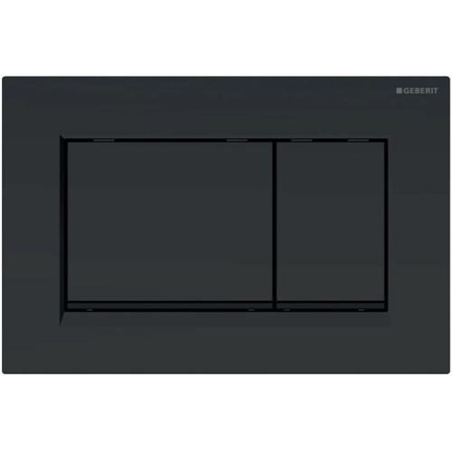 Кнопка змиву Geberit SIGMA 30 чорна матова з подвійним змивом