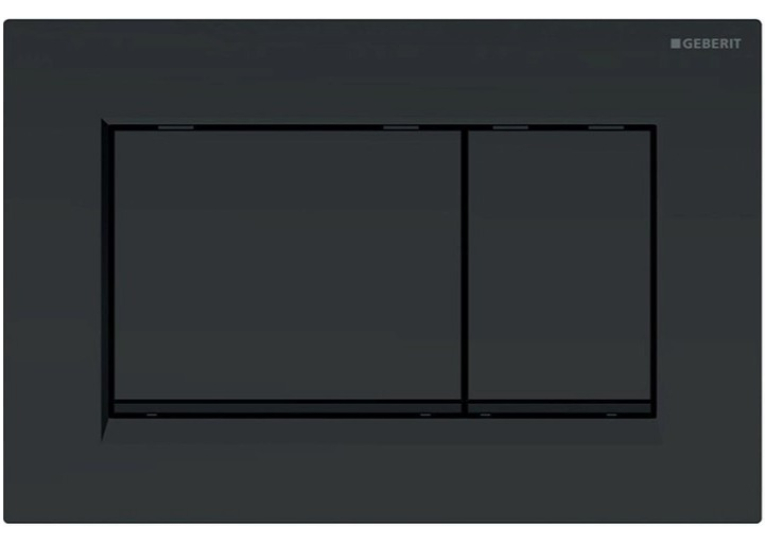  Кнопка змиву Geberit SIGMA 30 чорна матова з подвійним змивом
