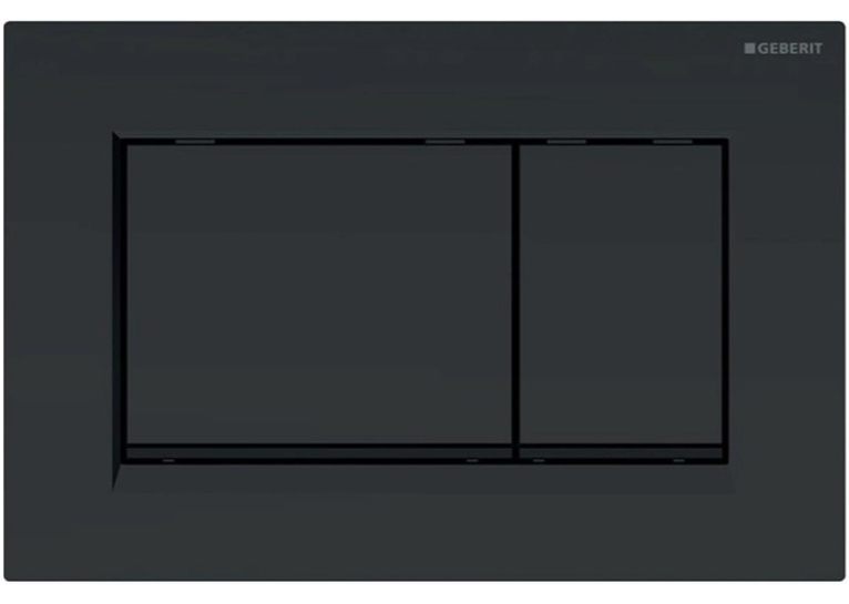  Кнопка змиву Geberit SIGMA 30 чорна матова з подвійним змивом
