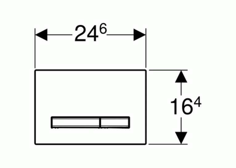 Клавіша змиву Geberit Sigma50 метал/дерево, 115.670.JX.2 чорний горіх