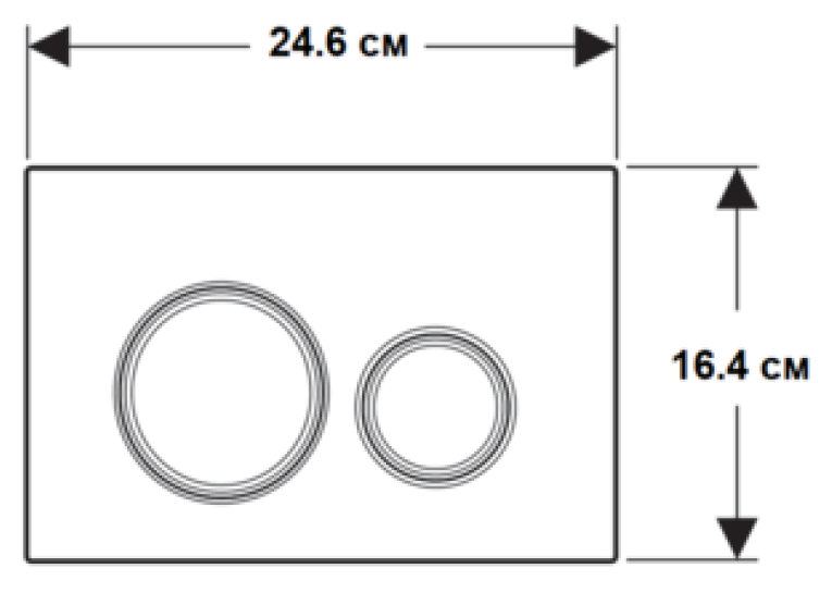 Кнопка змиву Geberit Sigma 21 метал/скло, 115.651.SI.1 білий