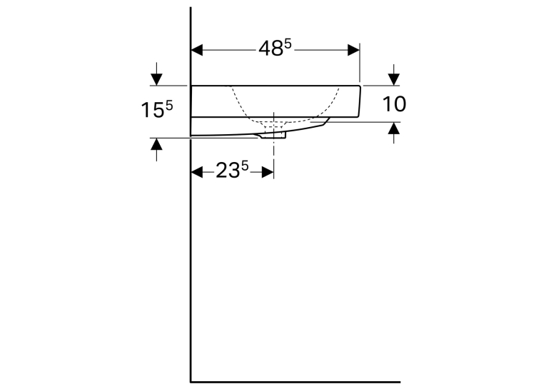 Раковина Geberit iCon 60 124 060 000