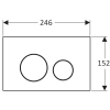Кнопка змиву Geberit Sigma 40,золото 115.628.QF.1
