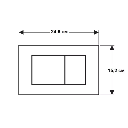 Кнопка змиву Geberit Sigma 40, білий матовий 115.629.JT.1