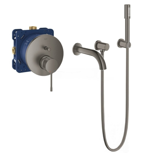 Комплект прихованого монтажу з термостатом Grohe Essence Warm Sunset 24058AL1-03 Графіт матовий