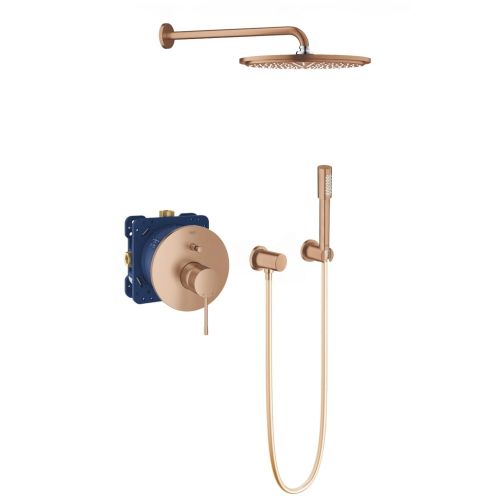Душова система прихованого монтажу Grohe Essence Warm Sunset Warm Sunset 24058DL1-04 Бронза матова
