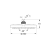 Лійка для верхнього душу з тропічним душем Grohe Tempesta Cosmopolitan хром (27541000)