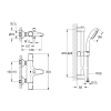 Смеситель термостатический для ванны Grohe QuickFix Start Black UA303907T1