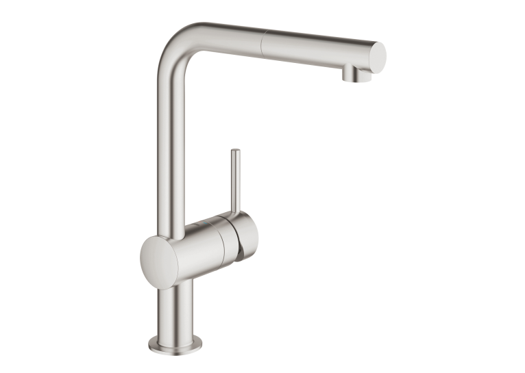 Смесители с выдвижным изливом Grohe Vento 30436DC0 Суперсталь 