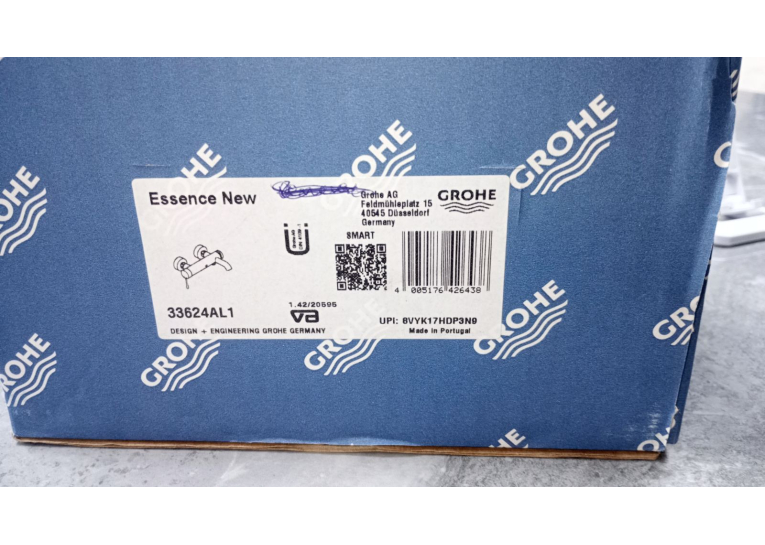 Змішувач для ванни одноважільний, Grohe ESSENCE New, 33624AL1U Графіт матовий