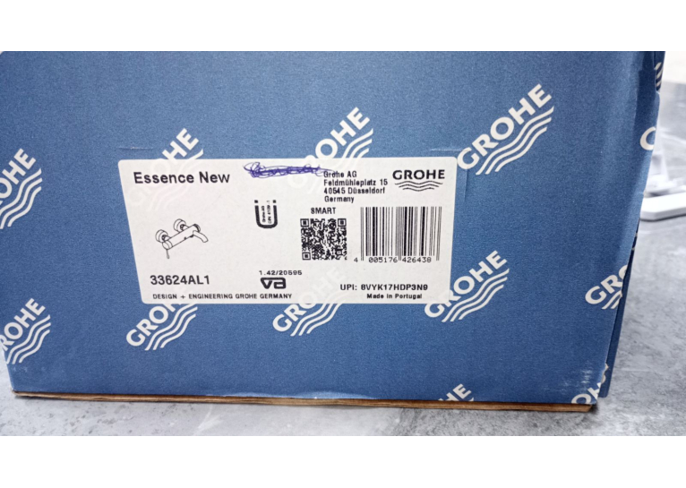 Змішувач для ванни одноважільний, Grohe ESSENCE New, 33624AL1U Графіт матовий