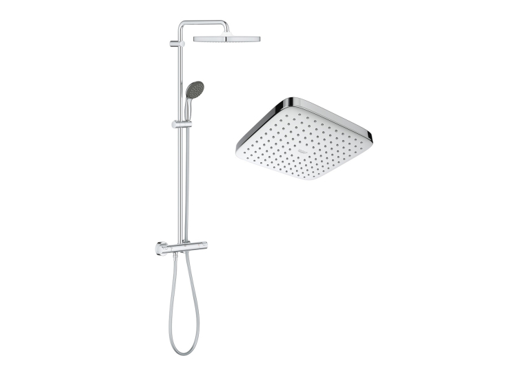 Душова система з термостатом Grohe QuickFix Vitalio Start System 250 Cubе 26696000