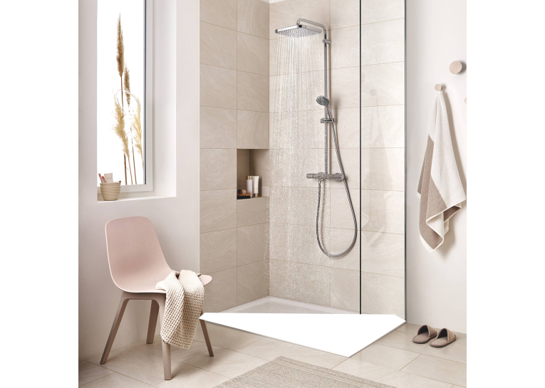 Душова система з термостатом Grohe QuickFix Vitalio Start System 250 Cubе 26696000
