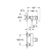 Змішувач для душу Grohe BauClassic 32867000