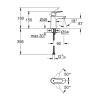 Смеситель  для раковины Grohe BauEdge 23330000 S-Size
