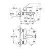 Смеситель для ванны Grohe BauEdge 23605000