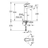 Смеситель для раковины Grohe BauEdge New 32860001 XL-Size