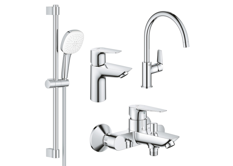 Комплект смесителей c кухонным смесителем GROHE BauEdge New 4 в 1 UA123218K1