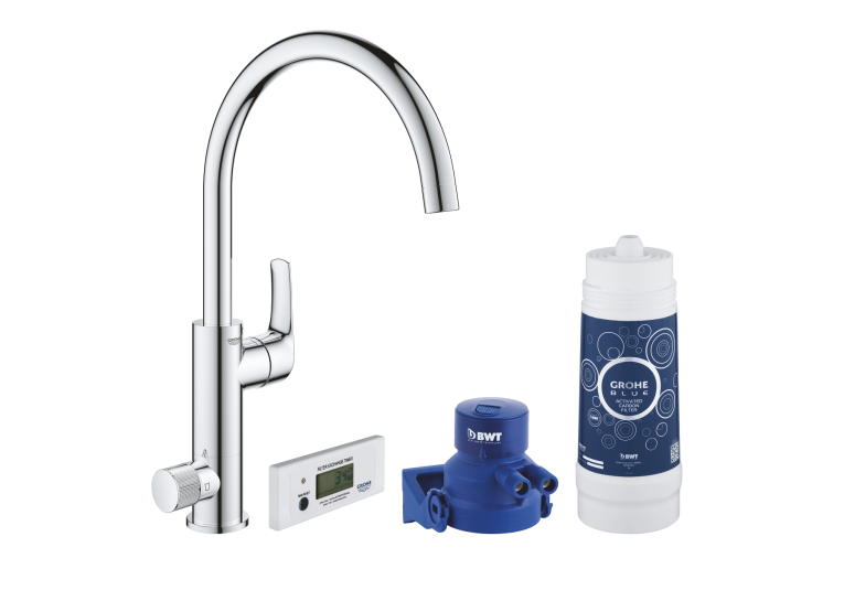 Змішувач кухонний із фільтром Grohe Blue Pure Eurosmart 30383000