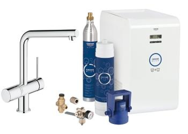 Змішувач кухонний GROHE Blue Minta Professional з функцією очищення води 31347002