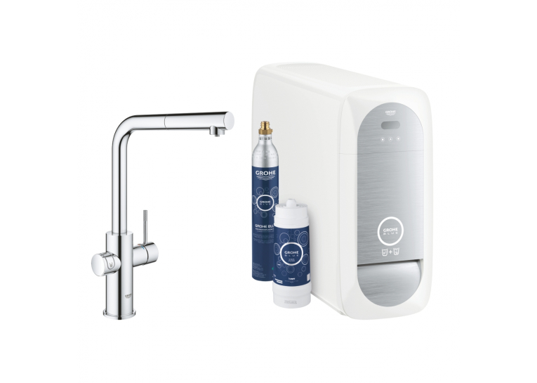 Змішувач кухонний Grohe GROHE Blue Home, 31539000 з функцією очищення водопровідної води