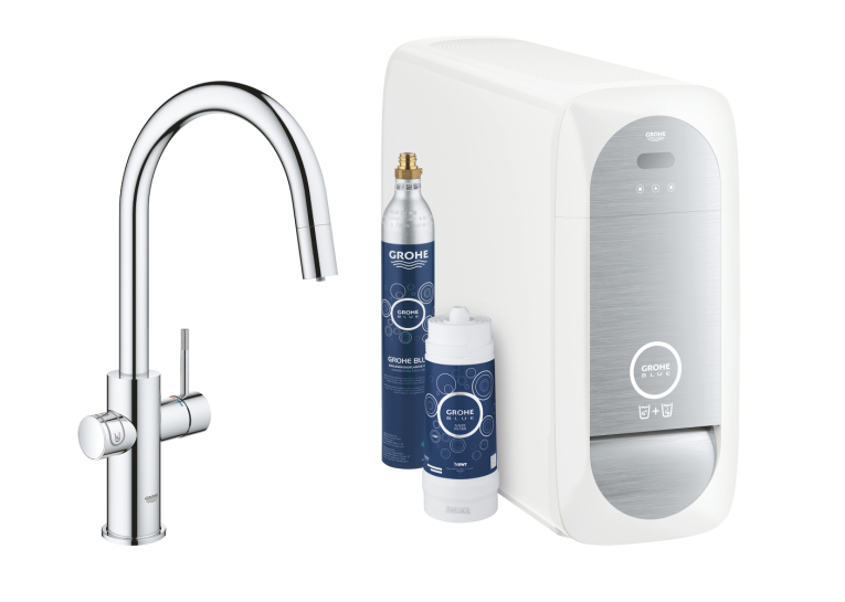 Змішувач кухонний Grohe GROHE Blue Home 31541000 з функцією очищення водопровідної води