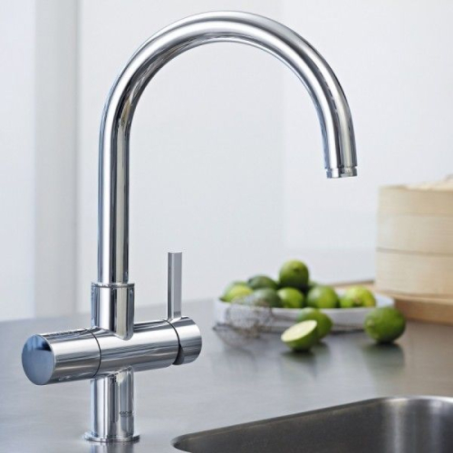 Смеситель кухонный GROHE Blue Pure с системой очистки воды и подключением к фильтру 33249001