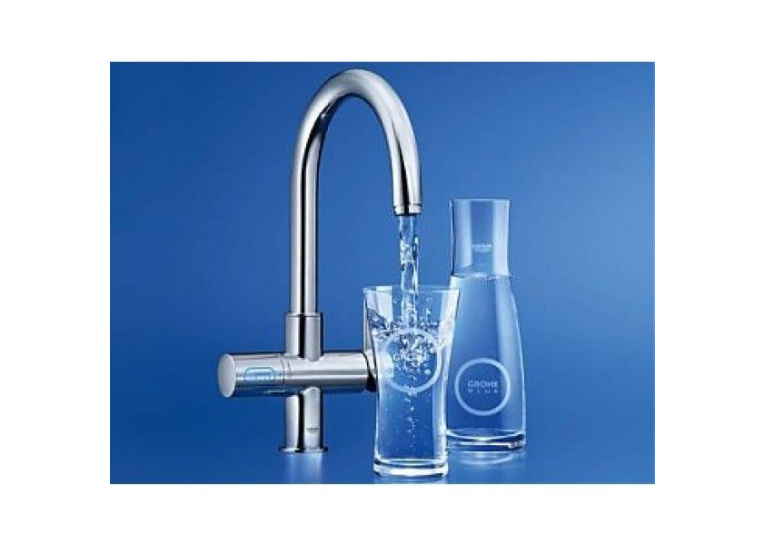 Змішувач кухонний GROHE Blue Pure із системою очищення води та підключенням до фільтру 33249001