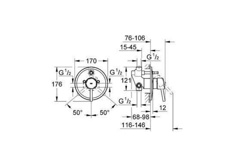 Змішувач для ванни Grohe Concetto 32214001