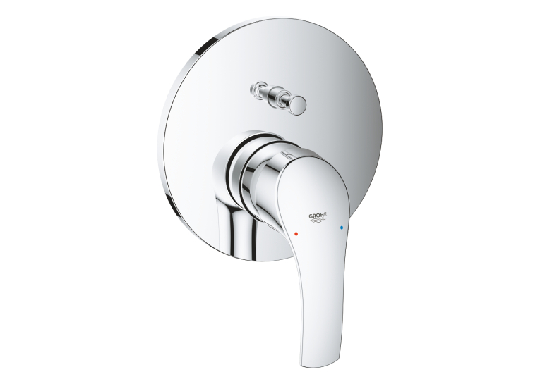 Смеситель однорычажный на 2 выхода для ванны Grohe Eurosmart, 24043002