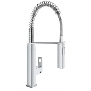 Смеситель для мойки Grohe Eurocube 31395000, с изливом на пружине